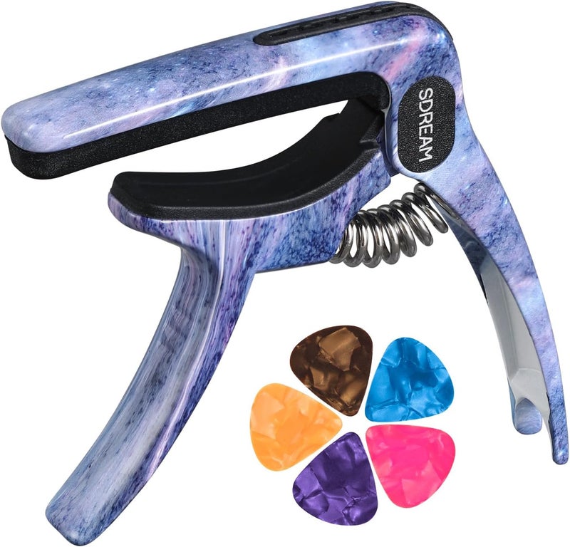 SDREAM Guitar Capo For 6-String Electric and Acoustic Guitars (Starry Blue) - Image 1